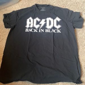 AC/DC back in black t-shirt
